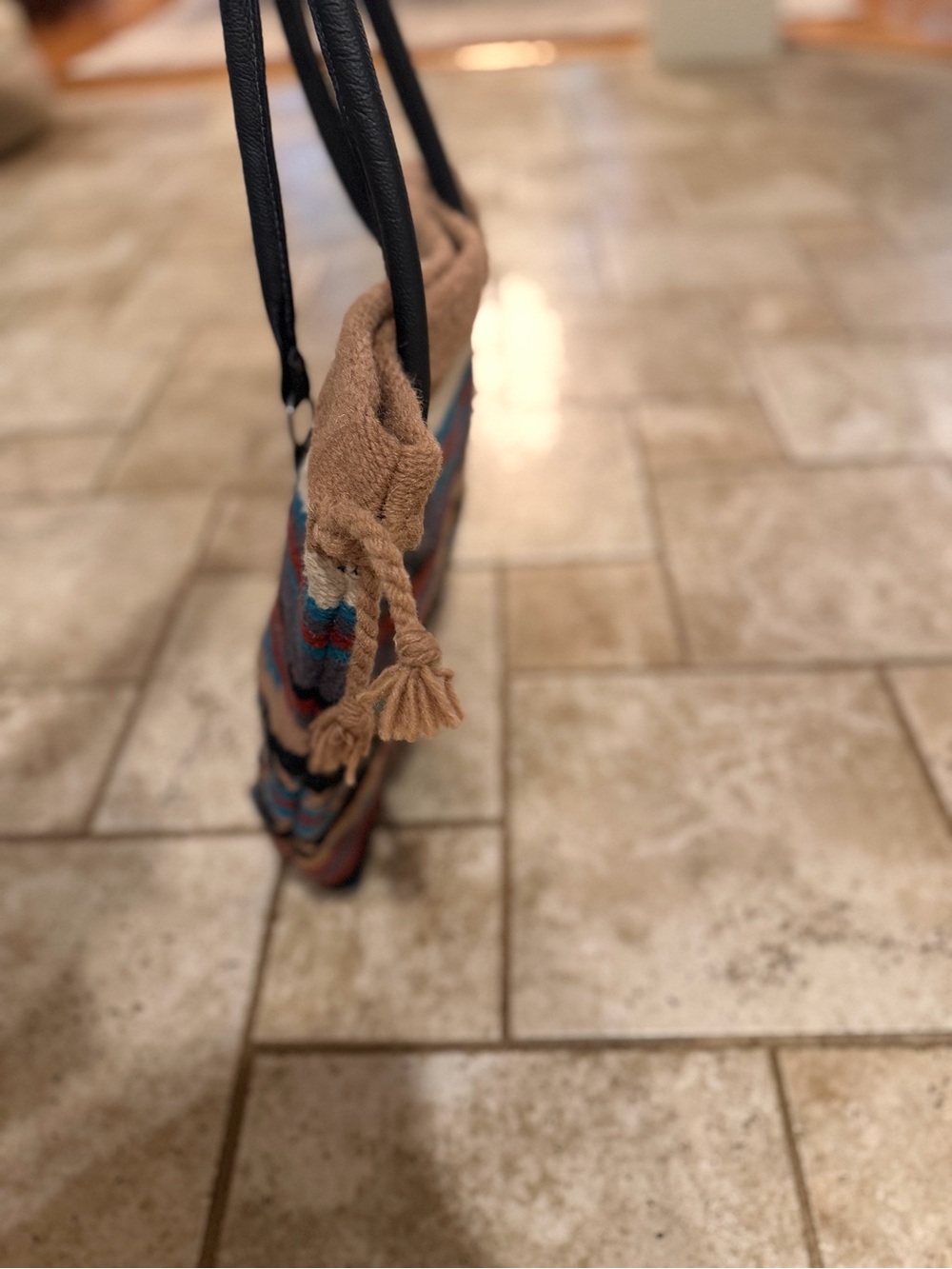 Boho Southwestern Pattern Tote Bag - Multicolor - Picture 4 of 7